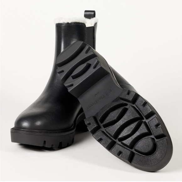 The Drop Women's Campbell Sherpa Chelsea Boot Sz 10 - Picture 5 of 8